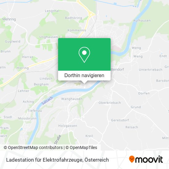 Ladestation für Elektrofahrzeuge Karte