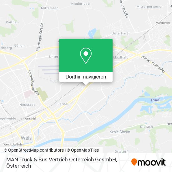 MAN Truck & Bus Vertrieb Österreich GesmbH Karte