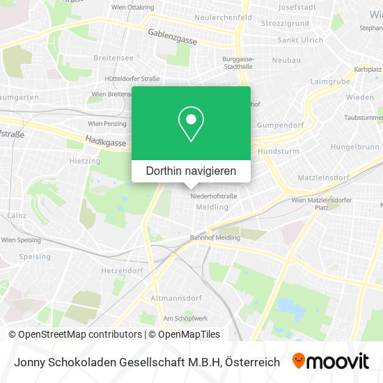 Jonny Schokoladen Gesellschaft M.B.H Karte