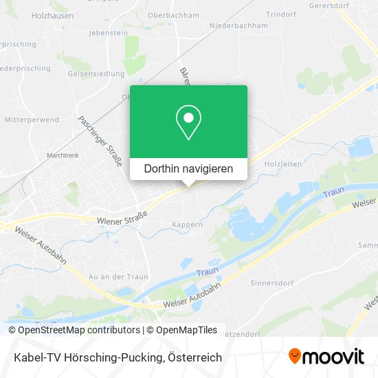 Kabel-TV Hörsching-Pucking Karte