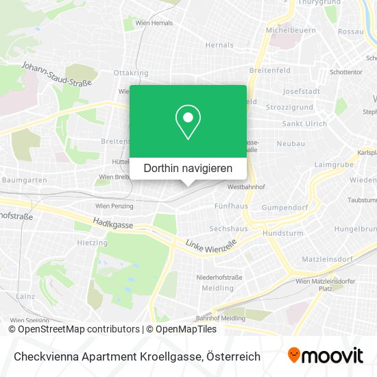 Checkvienna Apartment Kroellgasse Karte