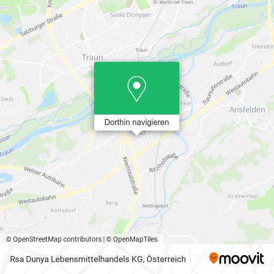 Rsa Dunya Lebensmittelhandels KG Karte