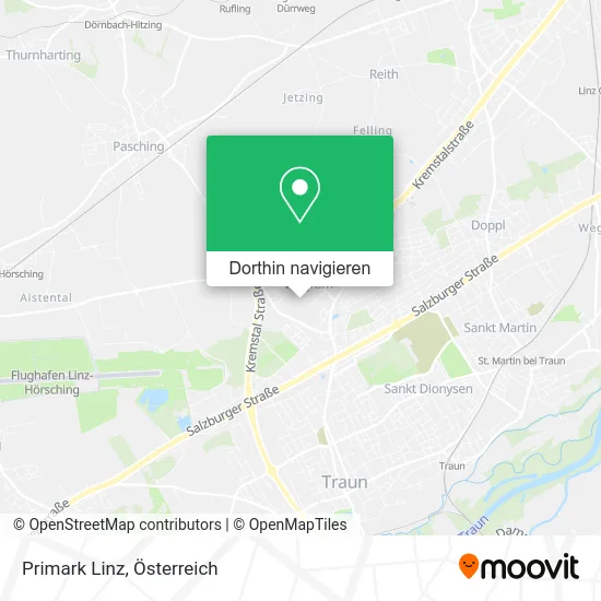 Primark Linz Karte