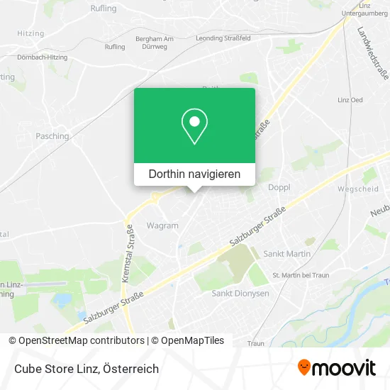 Cube Store Linz Karte