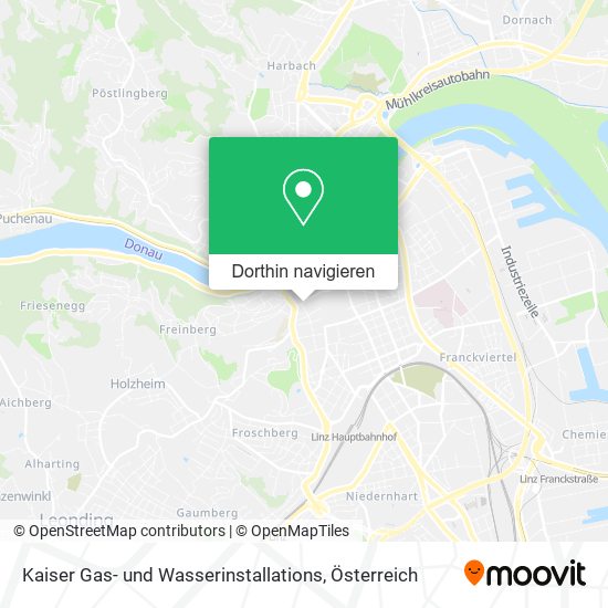 Kaiser Gas- und Wasserinstallations Karte