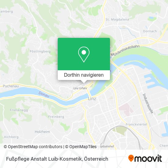 Fußpflege Anstalt Luib-Kosmetik Karte