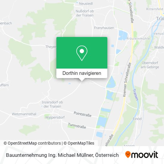 Bauunternehmung Ing. Michael Müllner Karte