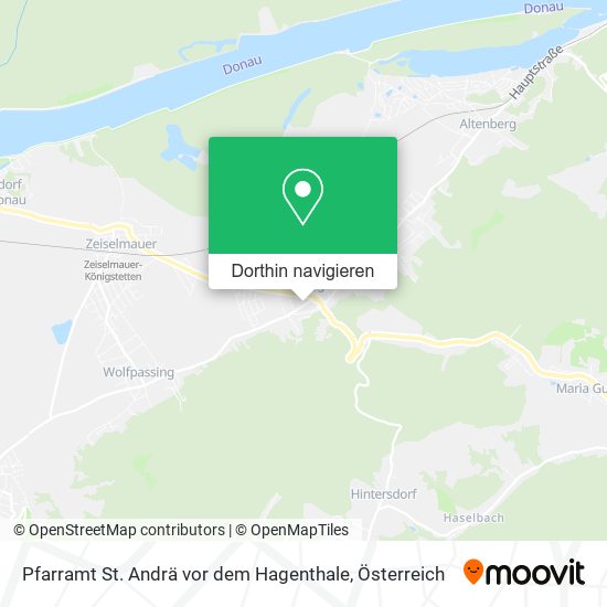 Pfarramt St. Andrä vor dem Hagenthale Karte
