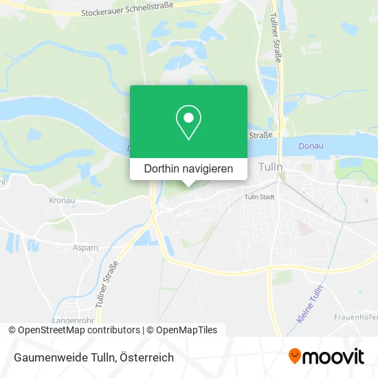 Gaumenweide Tulln Karte