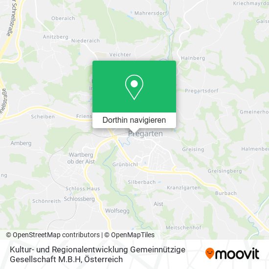 Kultur- und Regionalentwicklung Gemeinnützige Gesellschaft M.B.H Karte