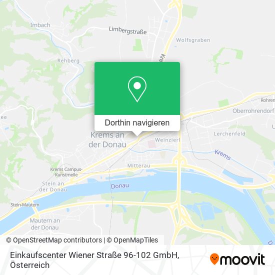 Einkaufscenter Wiener Straße 96-102 GmbH Karte
