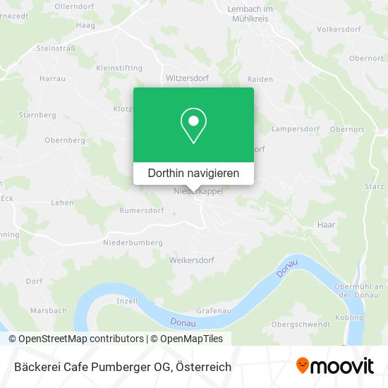 Bäckerei Cafe Pumberger OG Karte