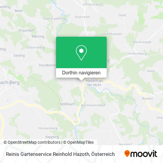 Reinis Gartenservice Reinhold Hazoth Karte