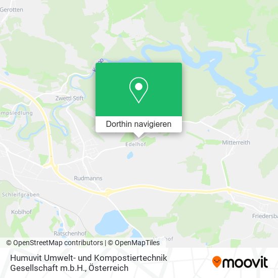 Humuvit Umwelt- und Kompostiertechnik Gesellschaft m.b.H. Karte