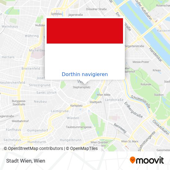 Stadt Wien Karte