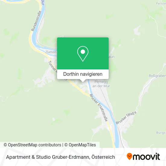 Apartment & Studio Gruber-Erdmann Karte