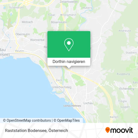 Raststation Bodensee Karte