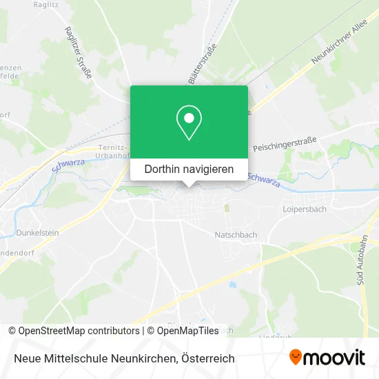 Neue Mittelschule Neunkirchen Karte
