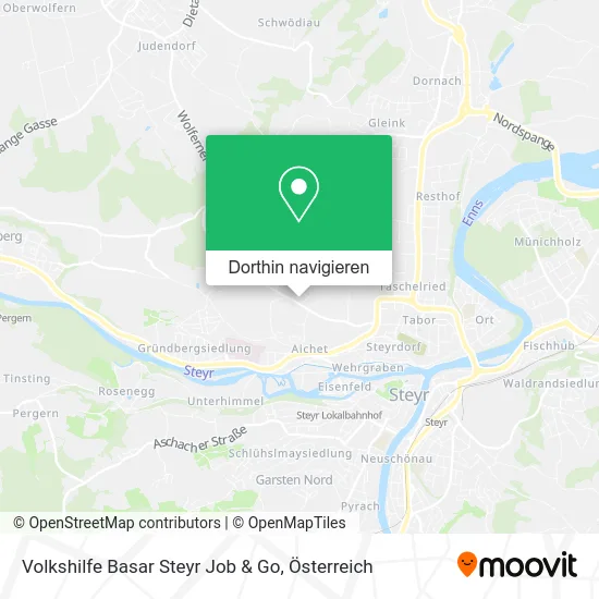 Volkshilfe Basar Steyr Job & Go Karte