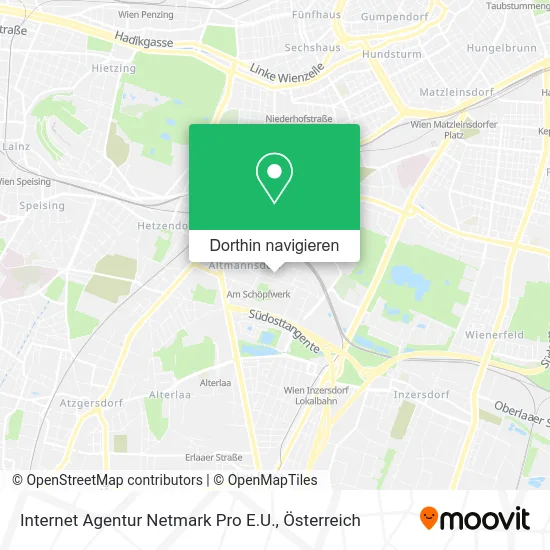 Internet Agentur Netmark Pro E.U. Karte