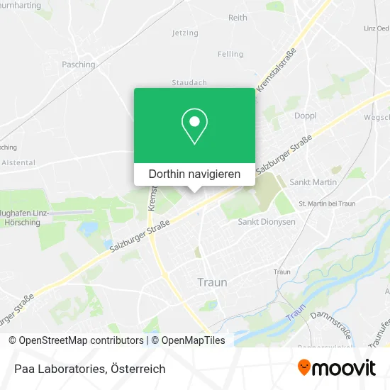 Paa Laboratories Karte