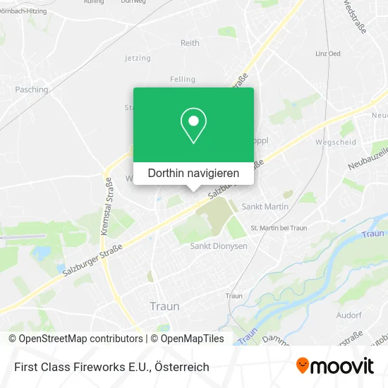 First Class Fireworks E.U. Karte