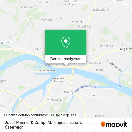 Josef Manner & Comp. Aktiengesellschaft Karte