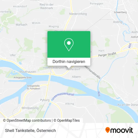 Shell Tankstelle Karte