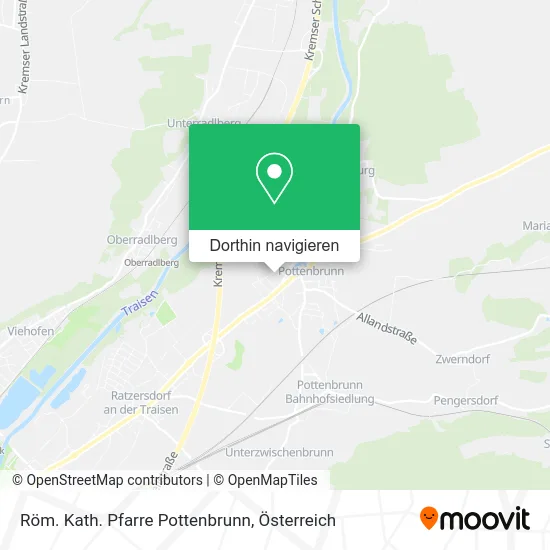 Röm. Kath. Pfarre Pottenbrunn Karte