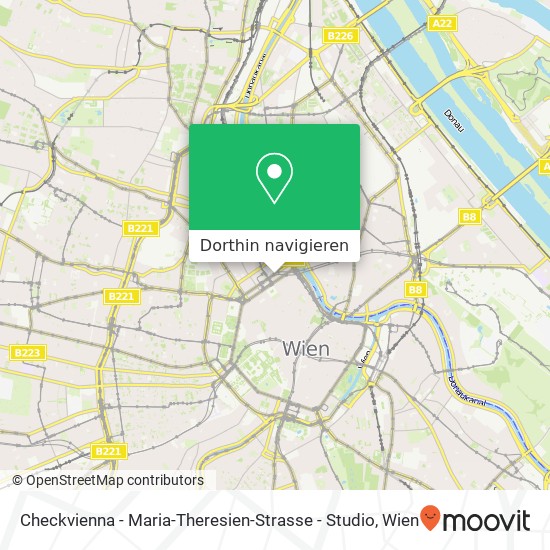 Checkvienna - Maria-Theresien-Strasse - Studio Karte