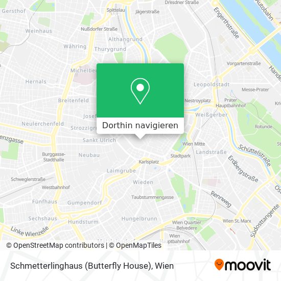 Schmetterlinghaus (Butterfly House) Karte