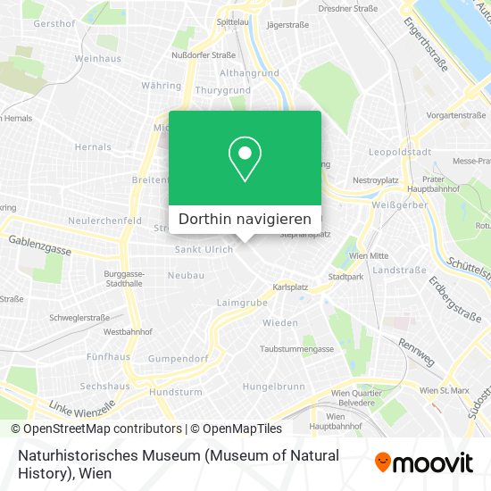 Naturhistorisches Museum (Museum of Natural History) Karte