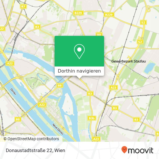 Donaustadtstraße 22 Karte
