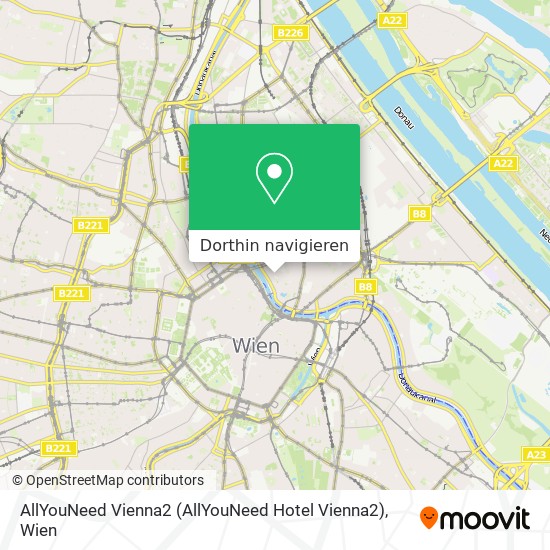 AllYouNeed Vienna2 (AllYouNeed Hotel Vienna2) Karte