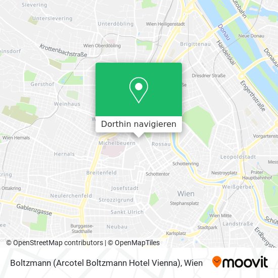 Boltzmann (Arcotel Boltzmann Hotel Vienna) Karte