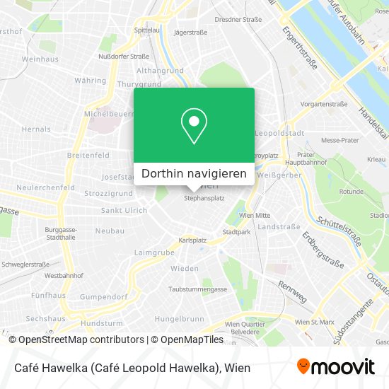 Café Hawelka (Café Leopold Hawelka) Karte