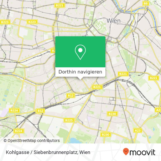 Kohlgasse / Siebenbrunnenplatz Karte