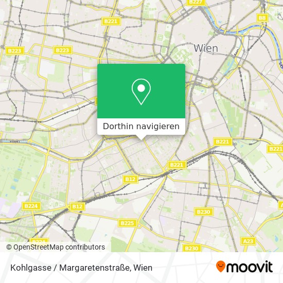 Kohlgasse / Margaretenstraße Karte