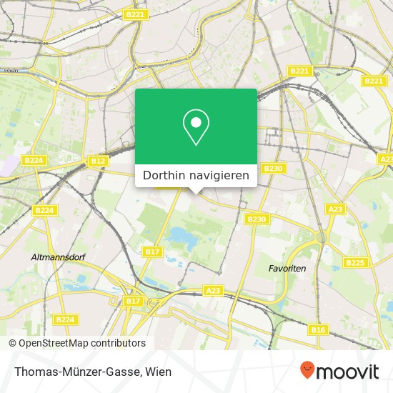 Thomas-Münzer-Gasse Karte