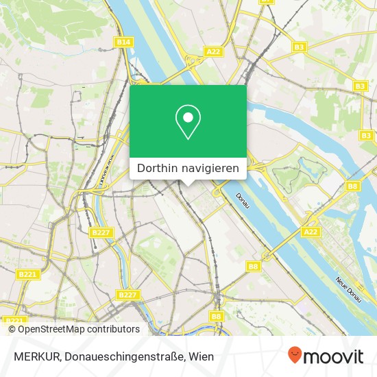 MERKUR, Donaueschingenstraße Karte
