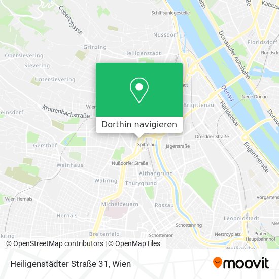 Heiligenstädter Straße 31 Karte
