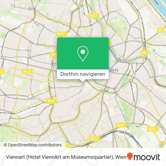 Viennart (Hotel ViennArt am Museumsquartier) Karte