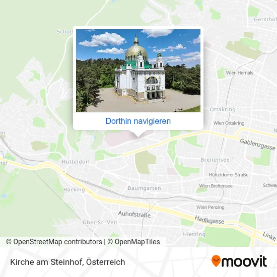 Kirche am Steinhof Karte