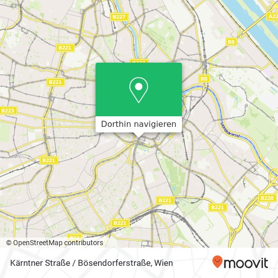 Kärntner Straße / Bösendorferstraße Karte