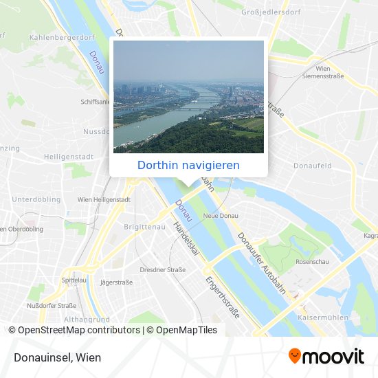 Donauinsel Karte