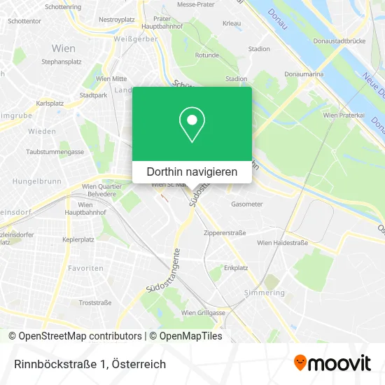 Rinnböckstraße 1 Karte