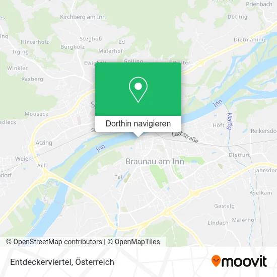 Entdeckerviertel Karte