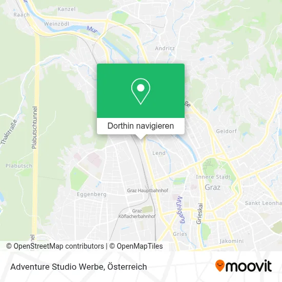 Adventure Studio Werbe Karte