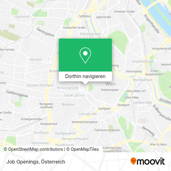 Job Openings Karte