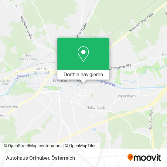 Autohaus Orthuber Karte